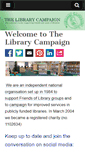 Mobile Screenshot of librarycampaign.com